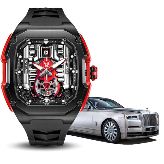 V12 Phantom Red Engine