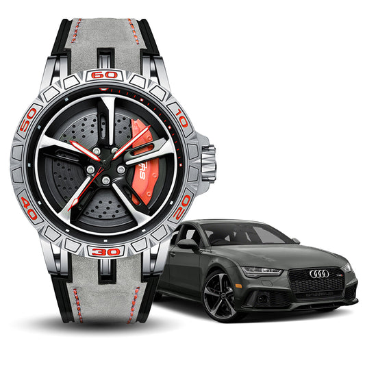 RS Gyro Silver Dubies Case Red Caliber