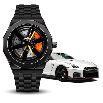 Nismo GTR Gyro Brushed Steel Strap