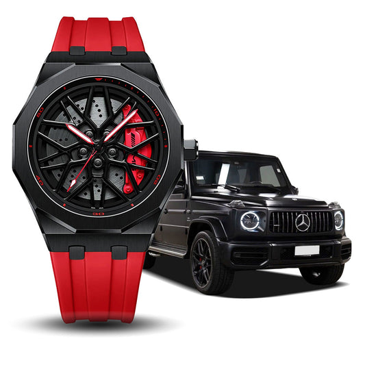 Petronas AMG G55 Gyro Red Caliber/Red Rubber Strap