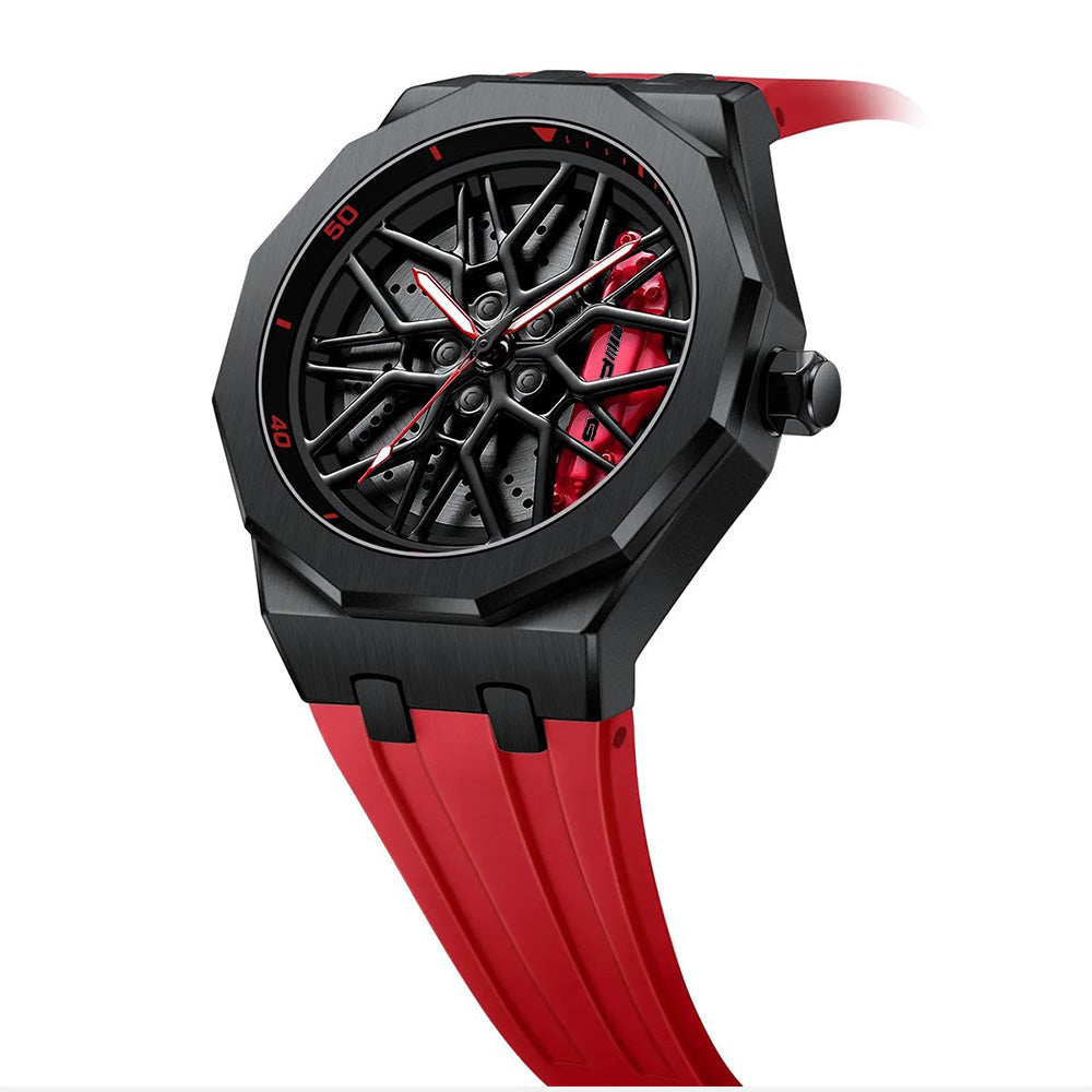 Petronas AMG G55 Gyro Red Caliber/Red Rubber Strap