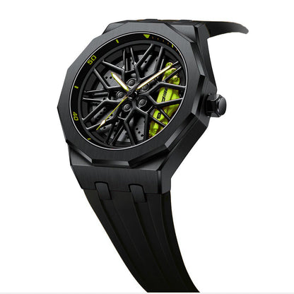 Petronas AMG G55 Gyro Green Caliber/Black Rubber Strap