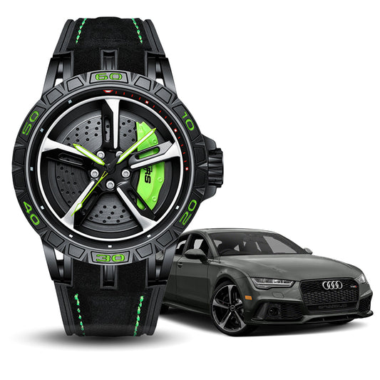 RS Gyro Black Dubies Case Green Caliber