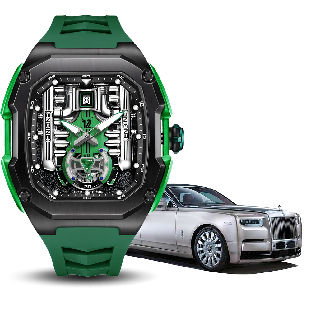 V12 Phantom Green Engine