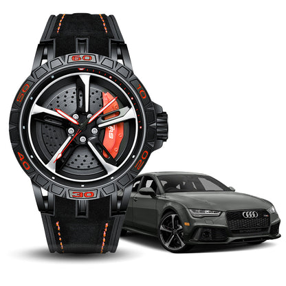 RS Gyro Black Dubies Case Red Caliber