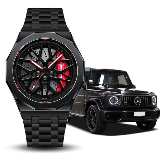 Petronas AMG G55 Gyro Red Caliber/Brushed Steel Strap
