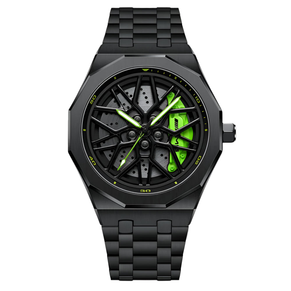 Petronas AMG G55 Gyro Green Caliber/Brushed Steel Strap