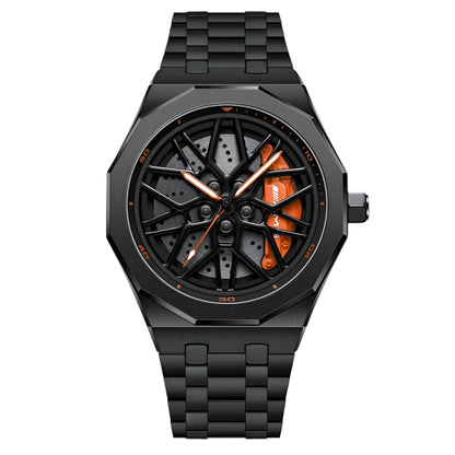 Petronas AMG G55 Gyro Orange Caliber/Brushed Steel Strap