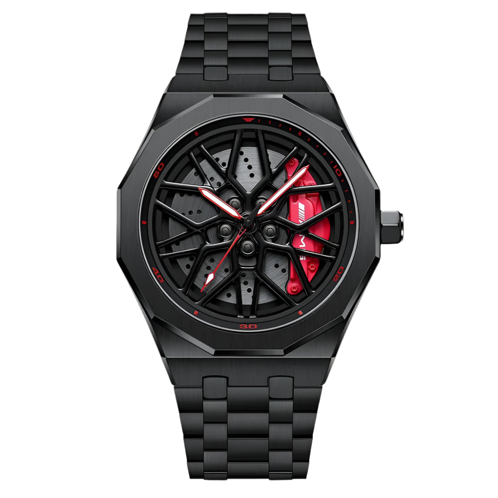 Petronas AMG G55 Gyro Red Caliber/Brushed Steel Strap