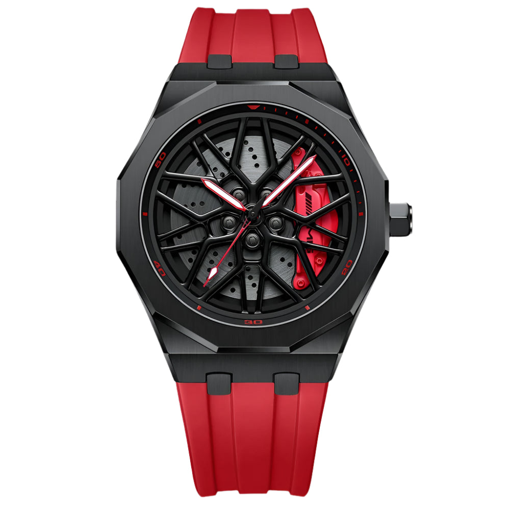 Petronas AMG G55 Gyro Red Caliber/Red Rubber Strap