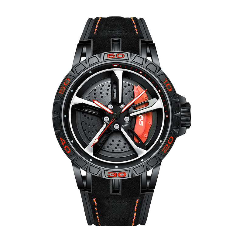 RS Gyro Black Dubies Case Red Caliber