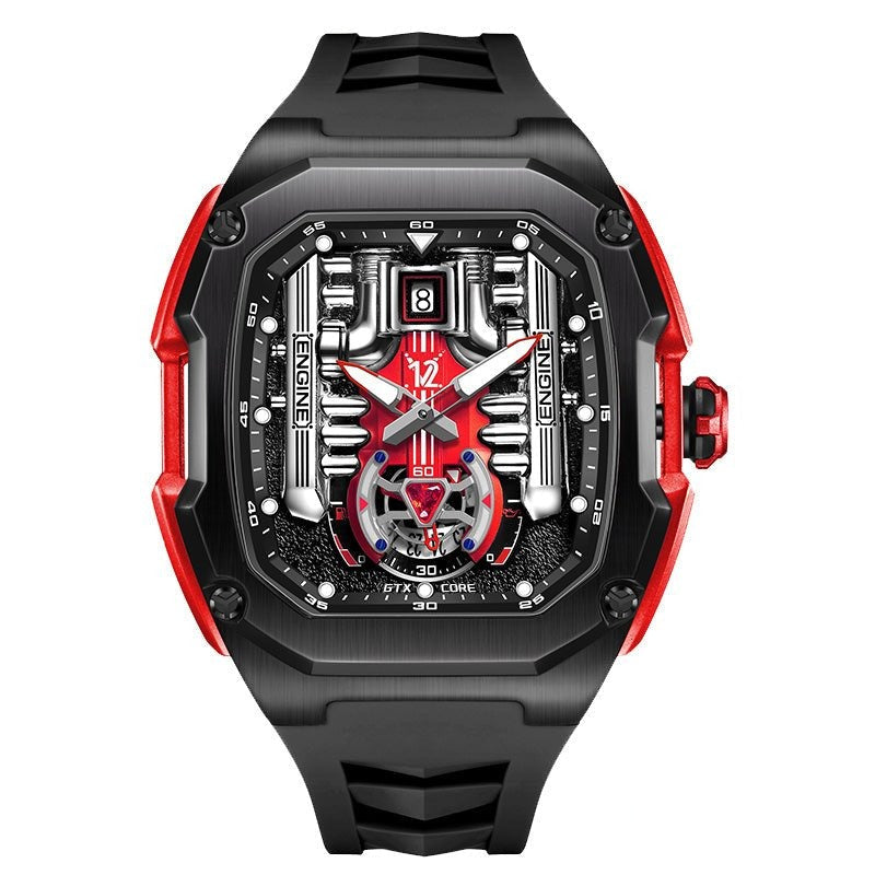 V12 Phantom Red Engine