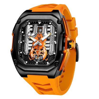 V12 Phantom Red Engine